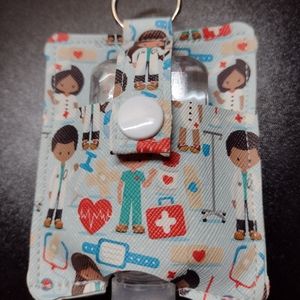 Handmade hand sanitizer holder